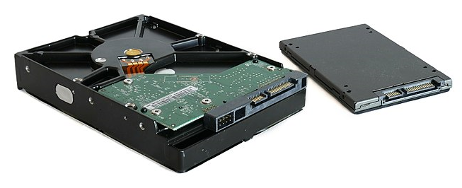 A hard disk drive and solid state drive